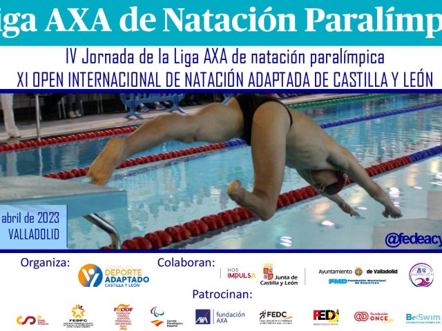 XI Open Internacional de Natación Adaptada de Castilla y León y IV jornada de Liga AXA